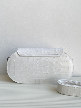 Сумка 0177 Белый (кроко-кожа) (616)